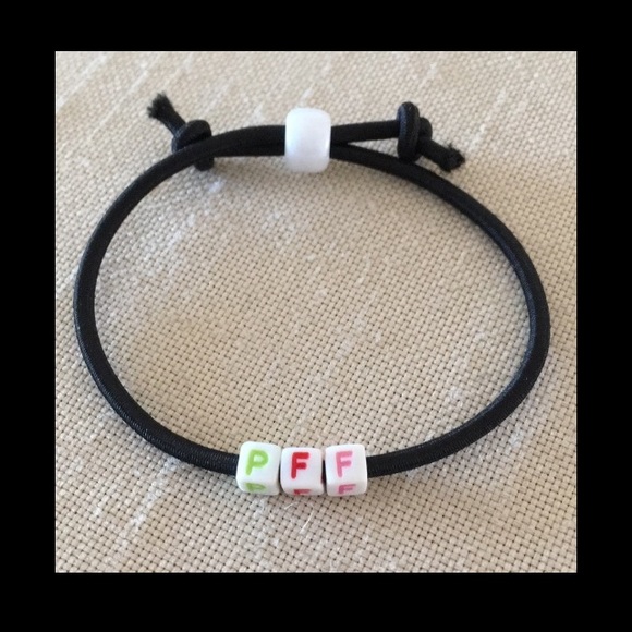 Hand Crafted Adjustable Acronym Bracelet Handmade Unisex Multicolored Stretch - Picture 3 of 6